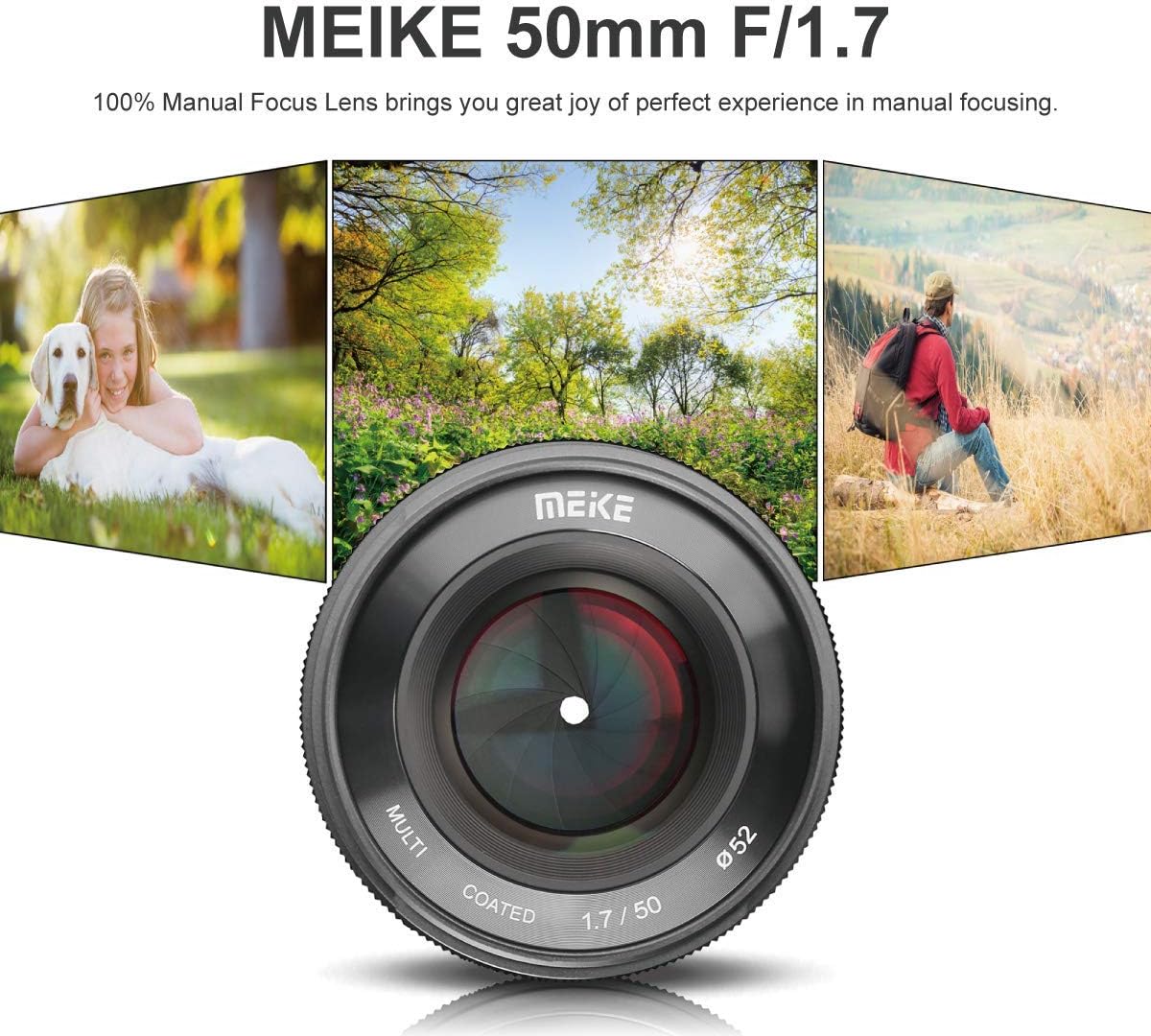 50mm F1.7 Full Frame Manual Focus Prime Lens J67032
