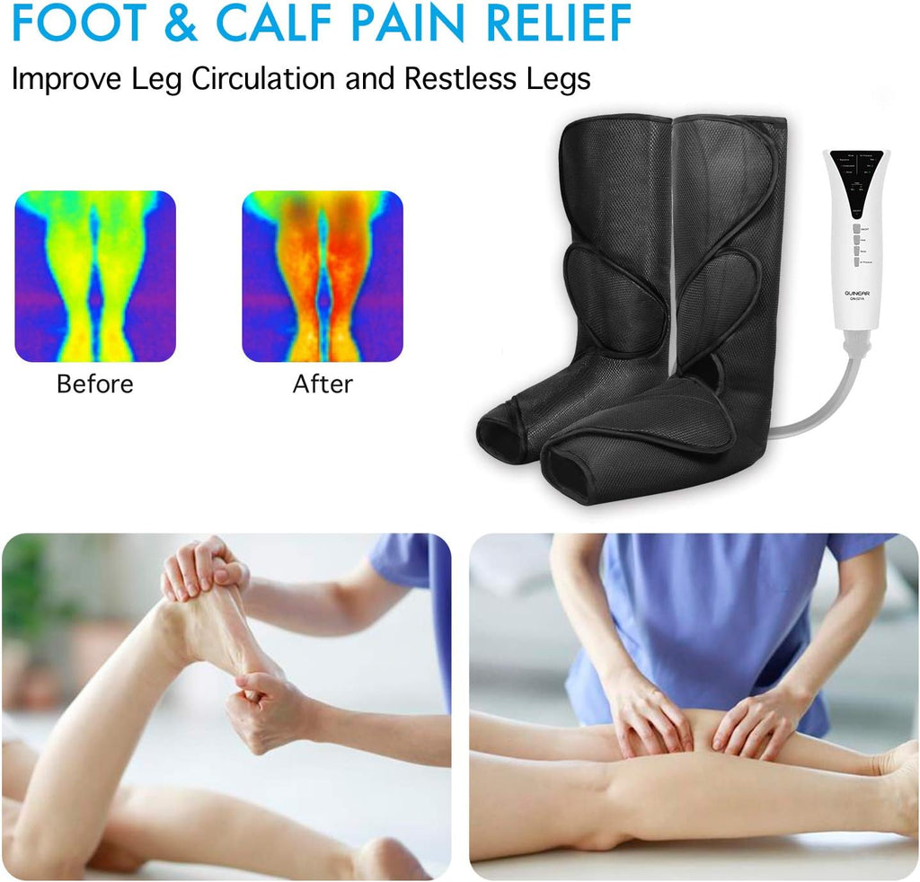 Leg Massager with Heat Air Compression V658