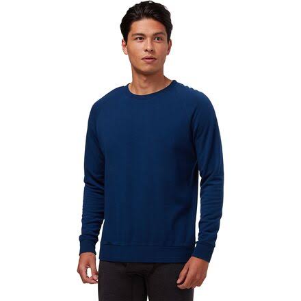 True Indigo Dk L Long Sleeve Crewe V26931