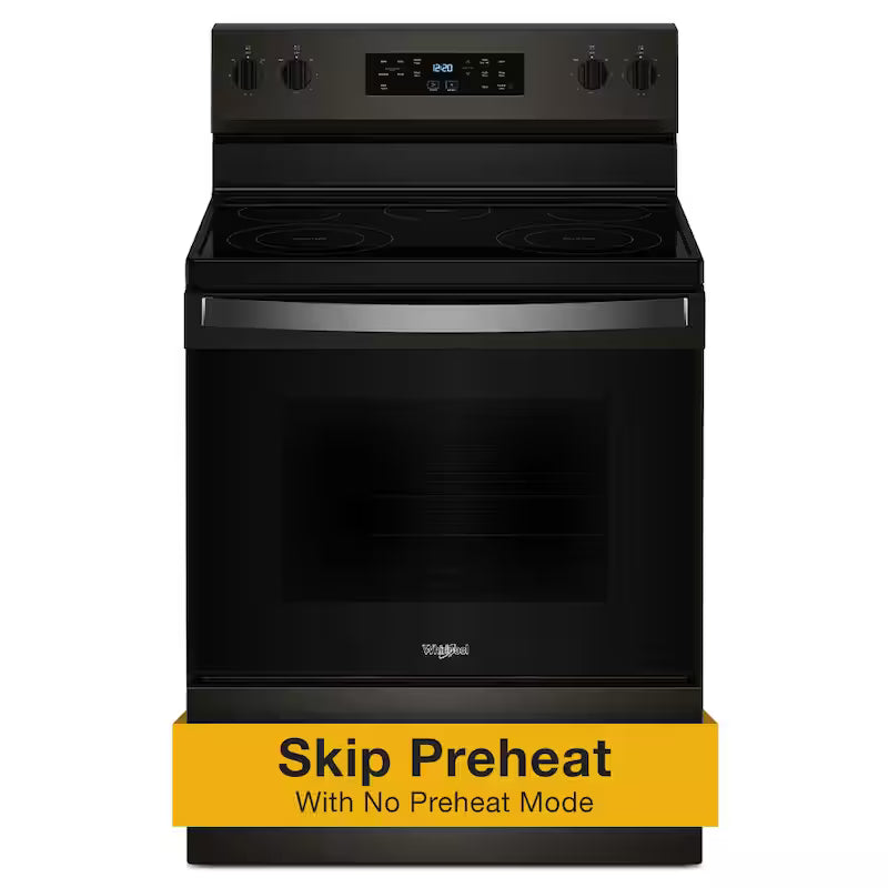 30 in. 5 Element Freestanding Electric Range in Black Stainless V103