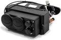 Cab Heater with 360 Degree Adjustable Vents, Defrost Hoses, Built-in Shutoff Valve, 3.4 Amps at 13.7 Volts G43216