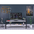 White Mid Century Modern Tv Stand Y949