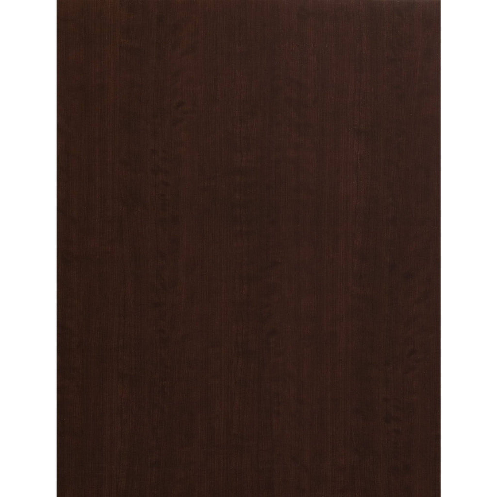 Mocha Cherry Office Desk with Pedestal K8562