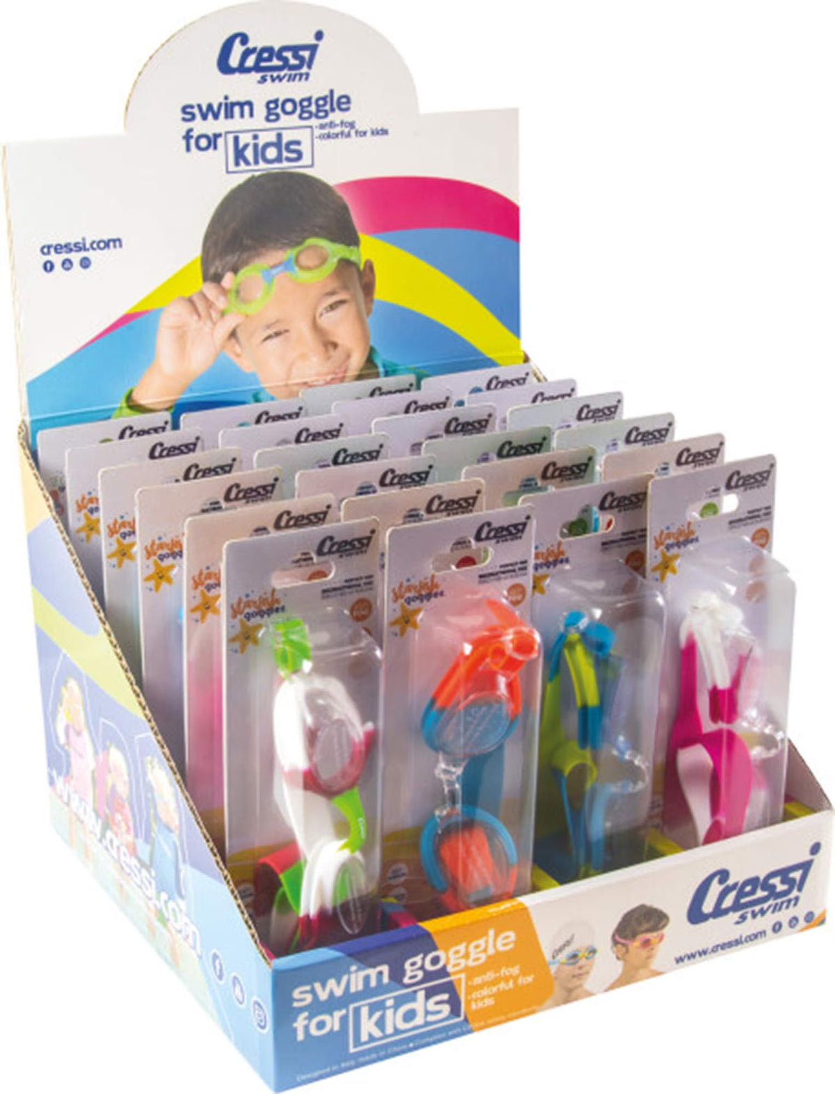 Child Starfish Kids Goggles 24pcs w/Display P595