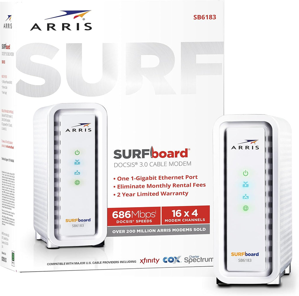 White Pack of 2 Cable Modem S449