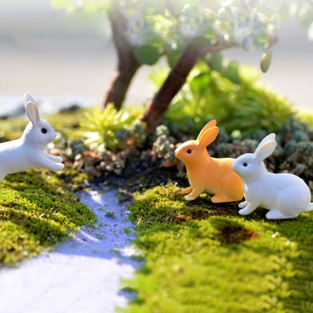 Rabbit Miniature Landscape Garden Decor Ornament T8580