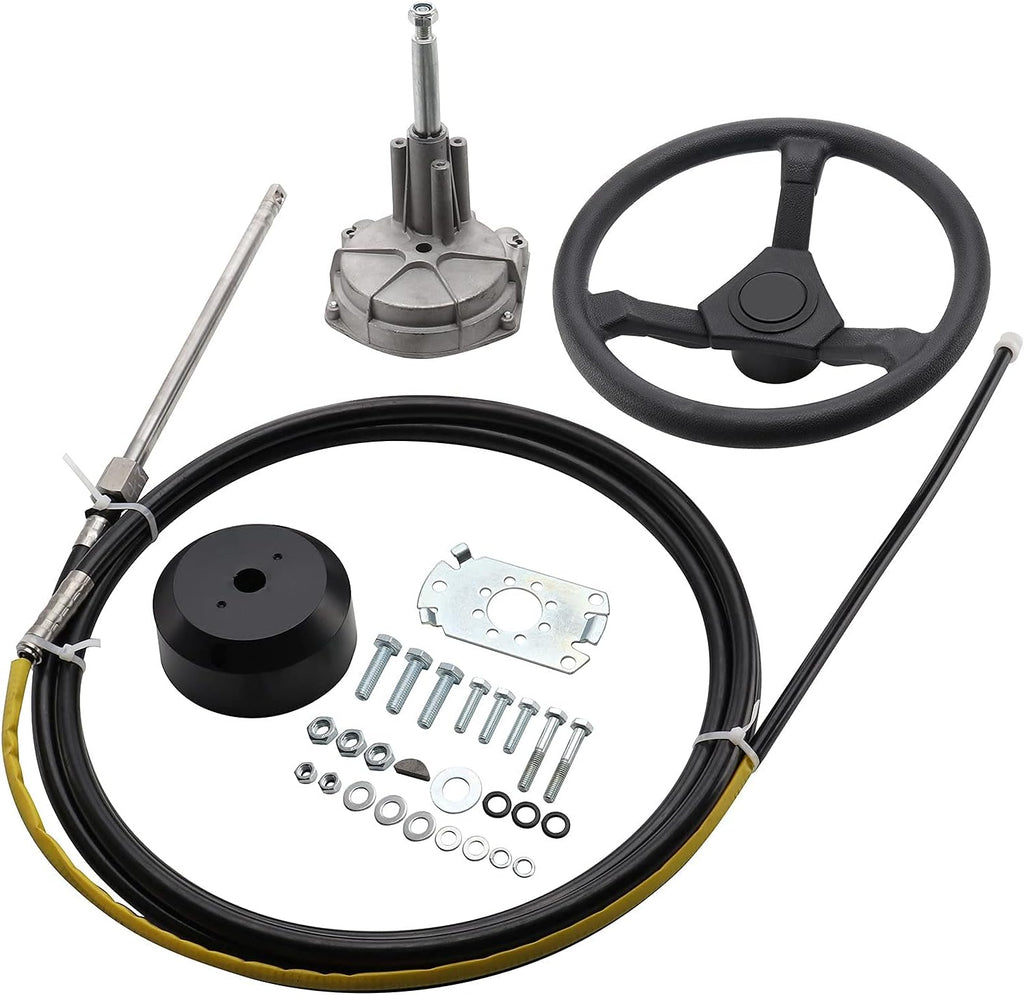 13' Boat Steering Cable with 13 Wheel I8716