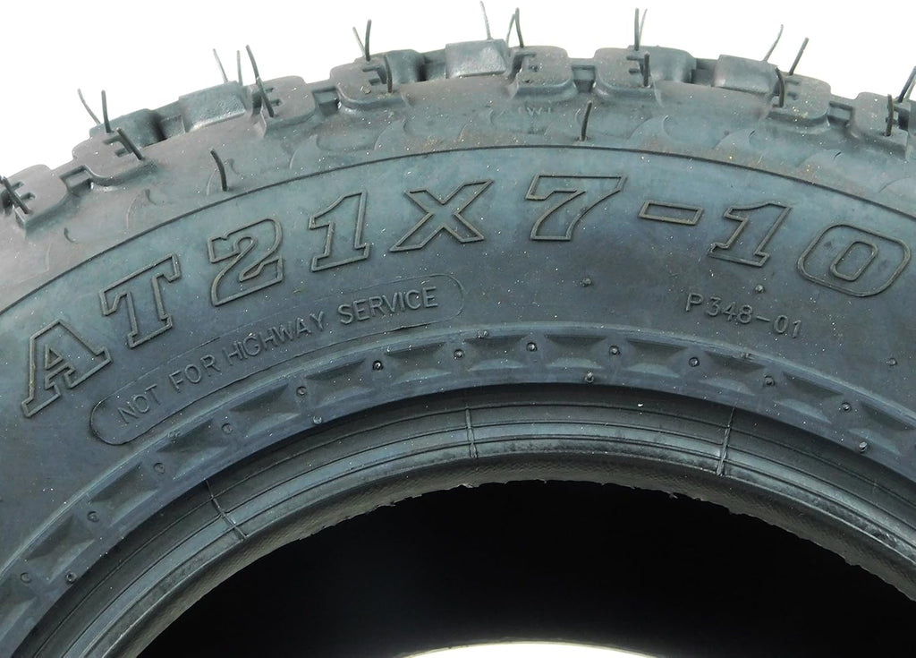 21X7-10 4 Ply ATV Tires Set of 2 Front Z812796