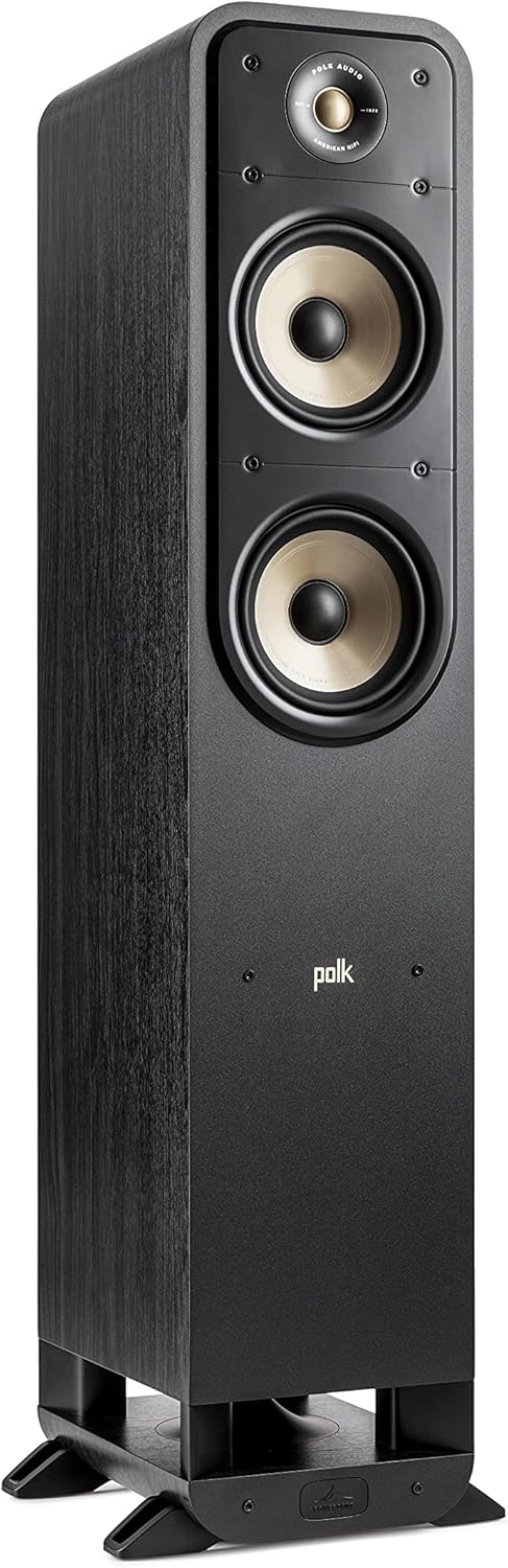 Polk Signature Elite ES55 Tower Speaker, 1" Tweeter & (2) 6.5" Woofers, White-Washed G87424