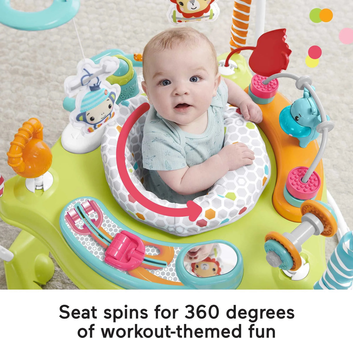 Baby Bouncer Activity Center with Lights & Music R33491
