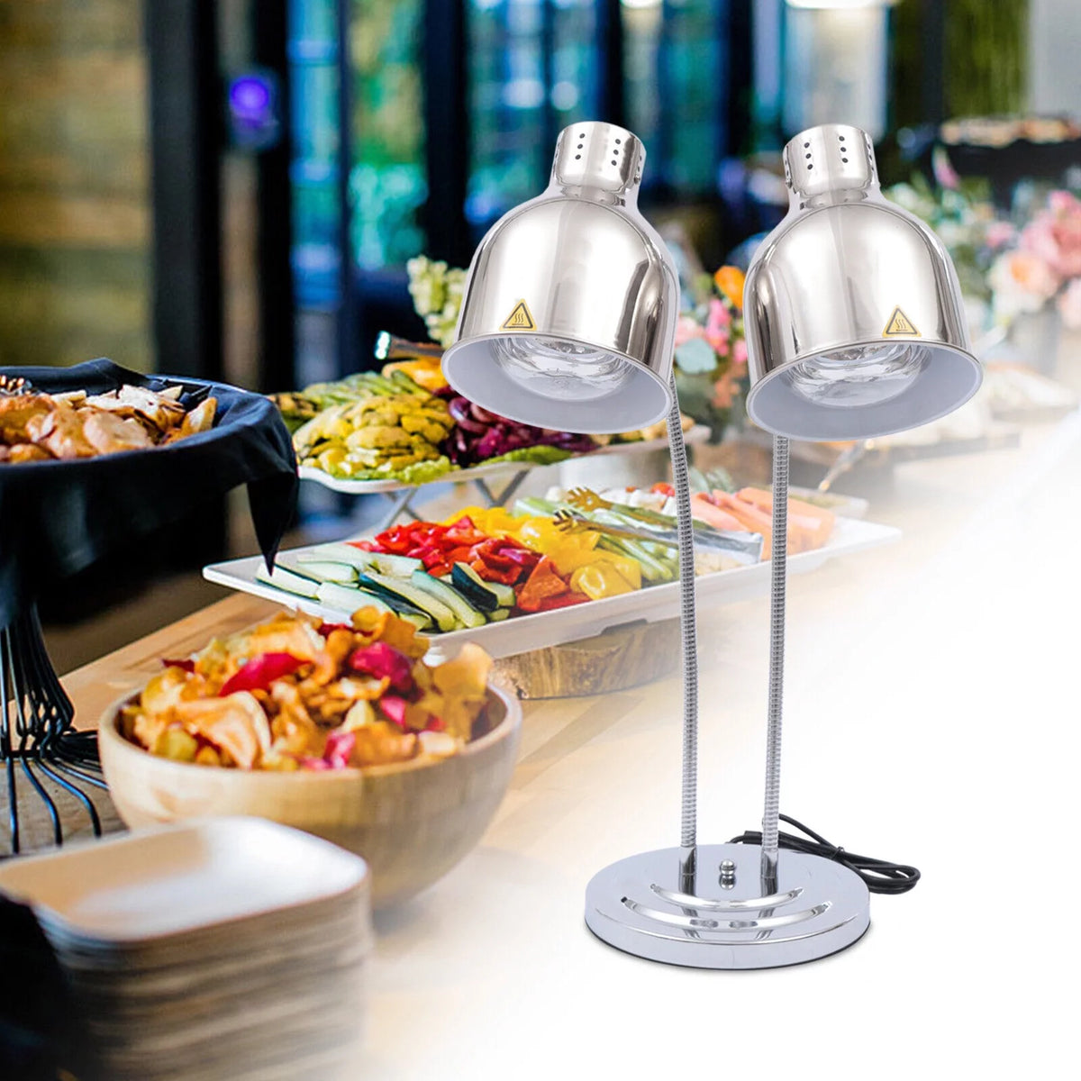 Double Head Infrared Food Heat Lamp B814107