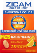Citrus Flavor 25 Count Zinc Cold Remedy I559