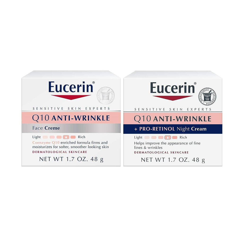 Q10 Anti Wrinkle Face Cream 1.7 Oz Jar + Night Cream 1.7 Oz Jar I5622