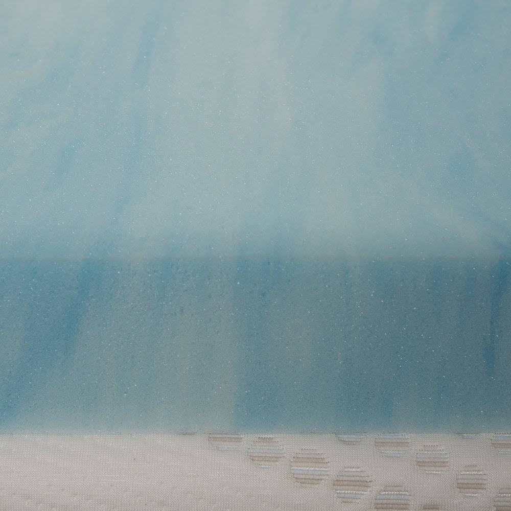 3-Inch Gel Memory Foam Mattress Topper with Egyptian Cotton Cover D192554
