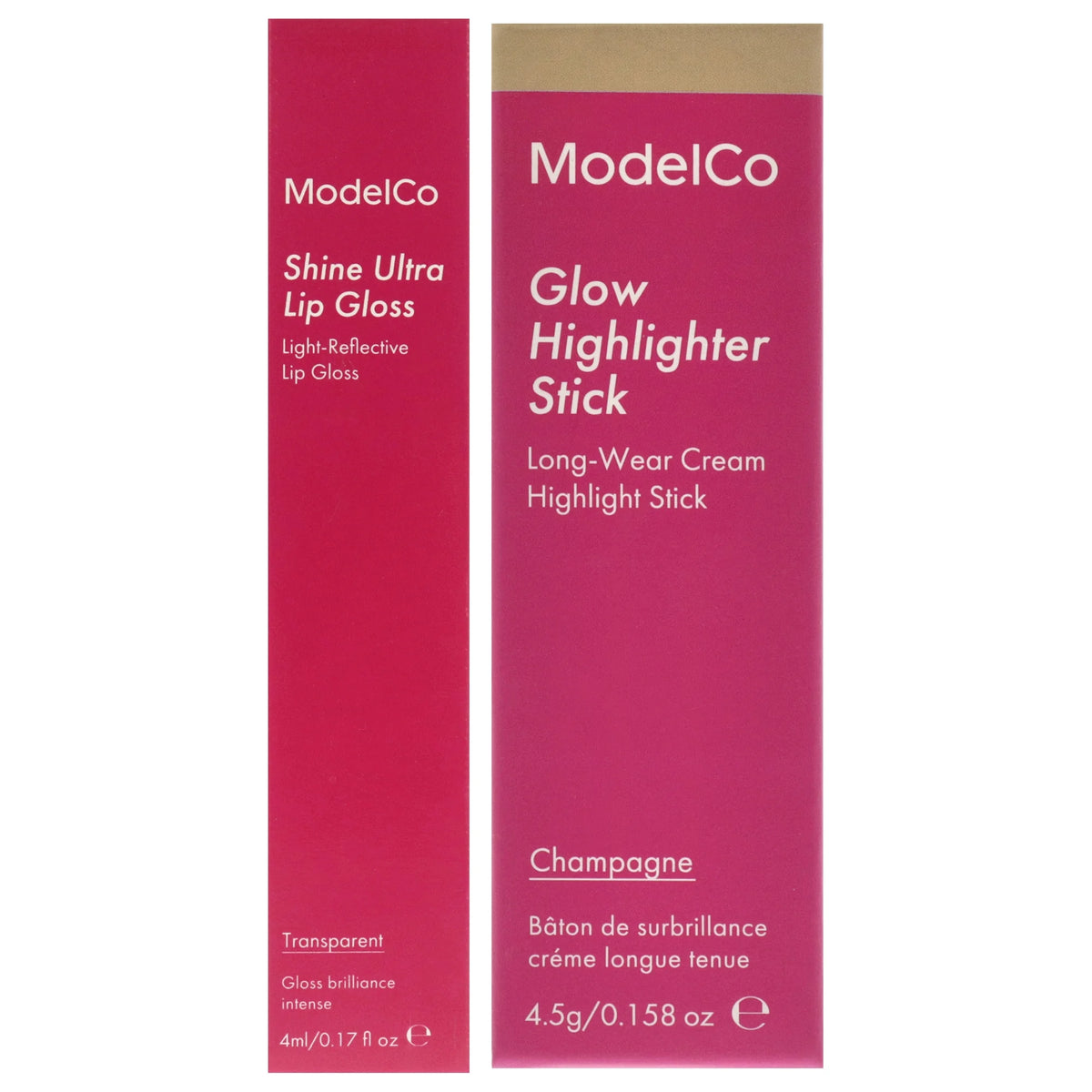 Highlighter Stick and Lip Gloss Kit, 2 Pc B6101