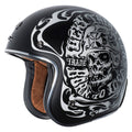 Flat Black XX-Large Open Face Helmet J851