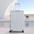 28in Silver Hard Shell Carry On Luggage with Wheels B368