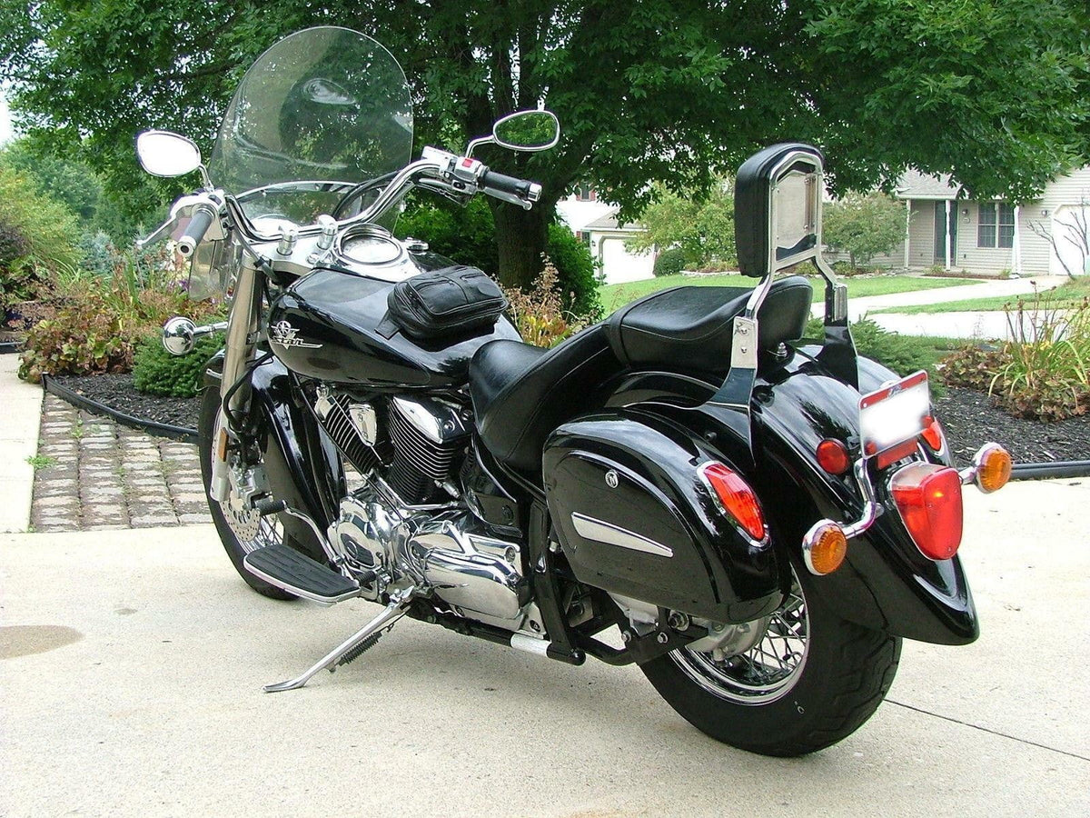 Vivid Black Universal Hard Bag Saddlebags W108740