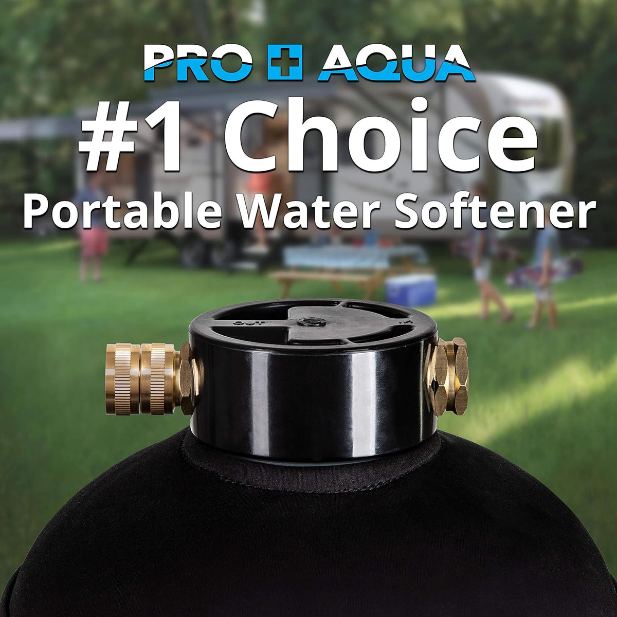 Portable RV Water Softener 16,000 Grain High Flow N38221