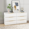 White 6-Drawer Double Dresser K91918