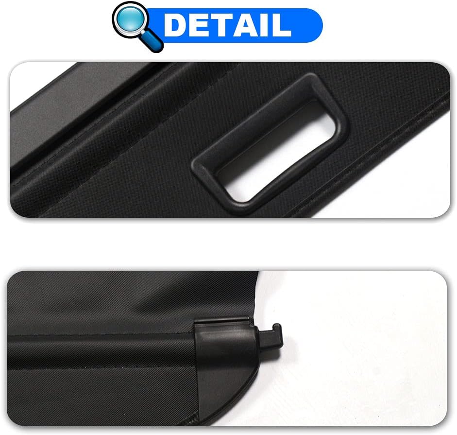 Cargo Cover Rear Trunk Retractable Security Shade Cover Y3751