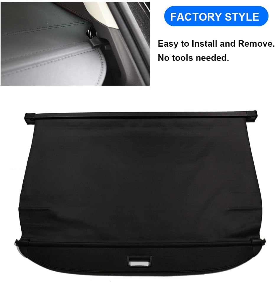 Cargo Cover Rear Trunk Retractable Security Shade Cover Y3751