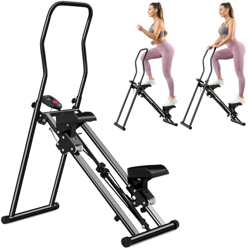 Vertical Climber, Compact Foldable Cardio Stair Stepper C61798