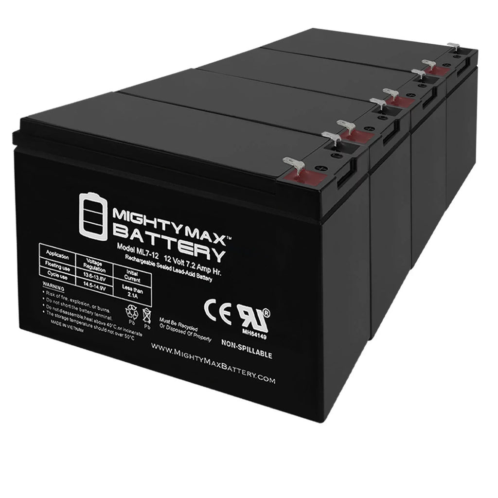 12 Volt 7ah Rechargeable Battery with F1 Terminals F9391
