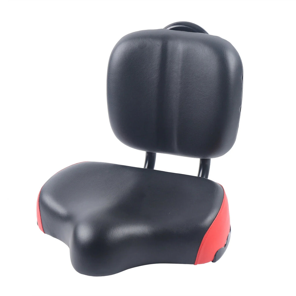 Wide Soft Bicycle Saddle with Backrest T96113