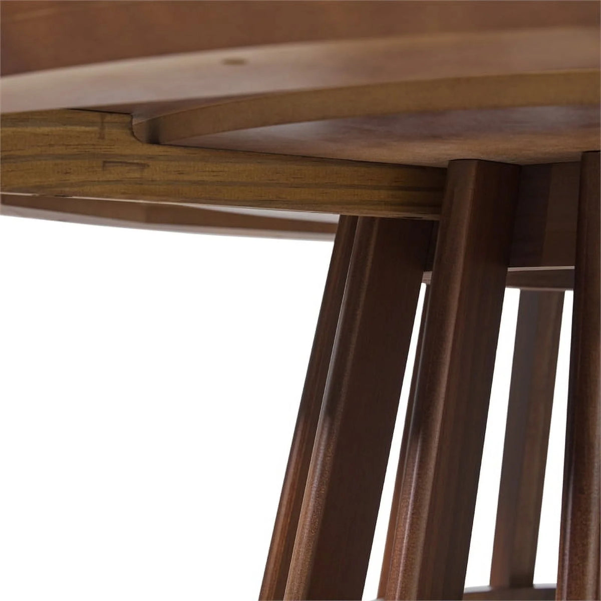 48" Mid-Century Round Wood Pedestal Dining Table R85770