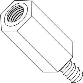 6-32 x 1/2 Hex Male Female Threaded Standoff - Nylon - Pkg of 1000 J30278