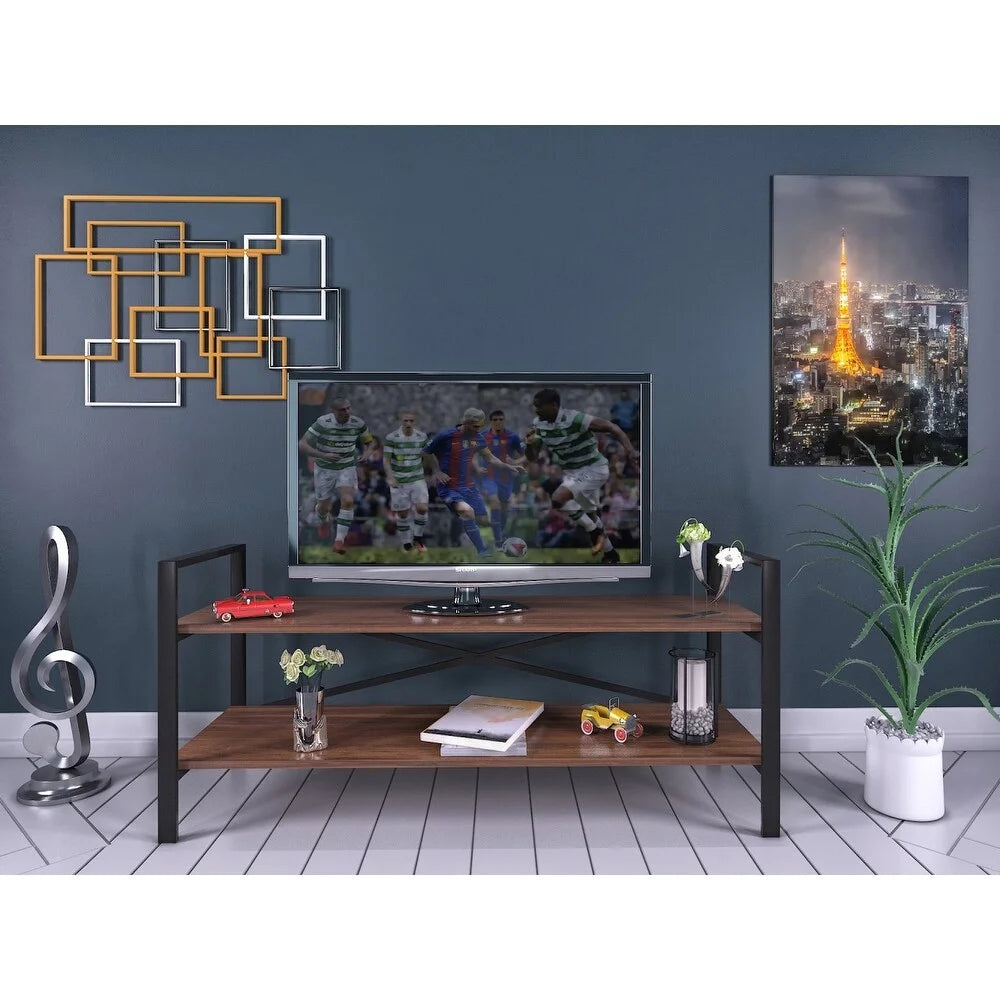 White Mid Century Modern Tv Stand Y949