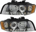 Pair Halogen Head Lights for Audi A4 Sedan Wagon D5124