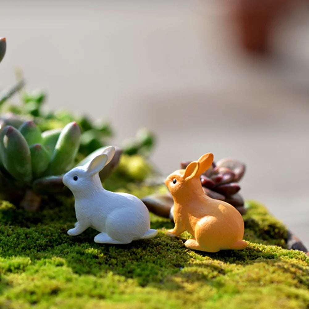 Rabbit Miniature Landscape Garden Decor Ornament T8580