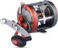 Level Wind Conventional Trolling Fishing Reel, Pack of 2 W584
