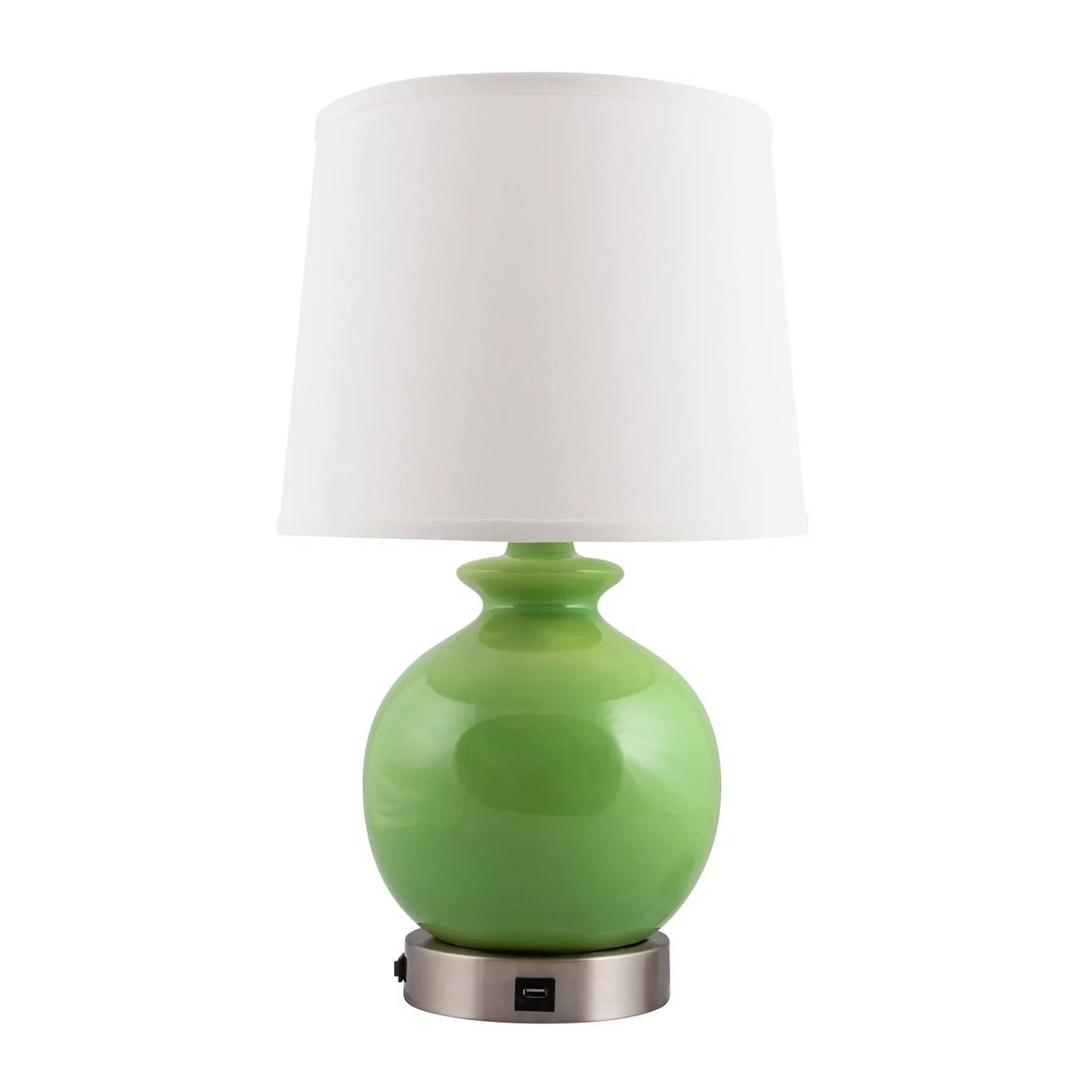Ceramic Lamp with USB Base E6943