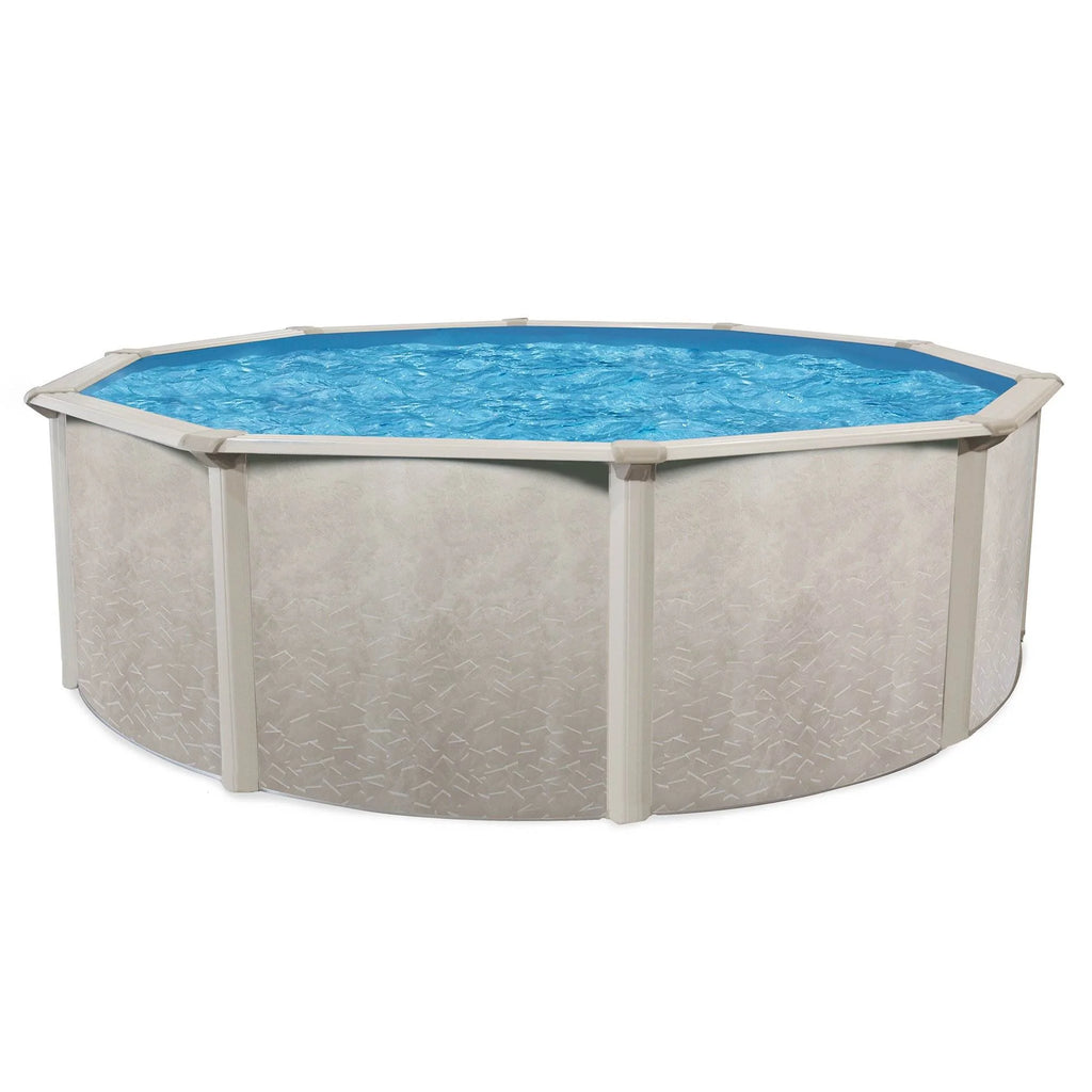 Gray Steel Above Ground Swimming Pool Kit D917