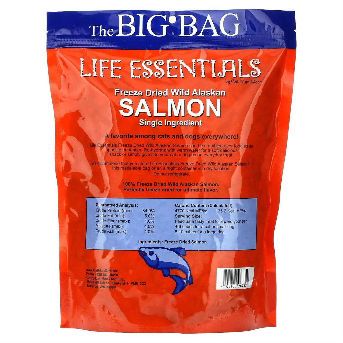 Freeze Dried Wild Alaskan E555