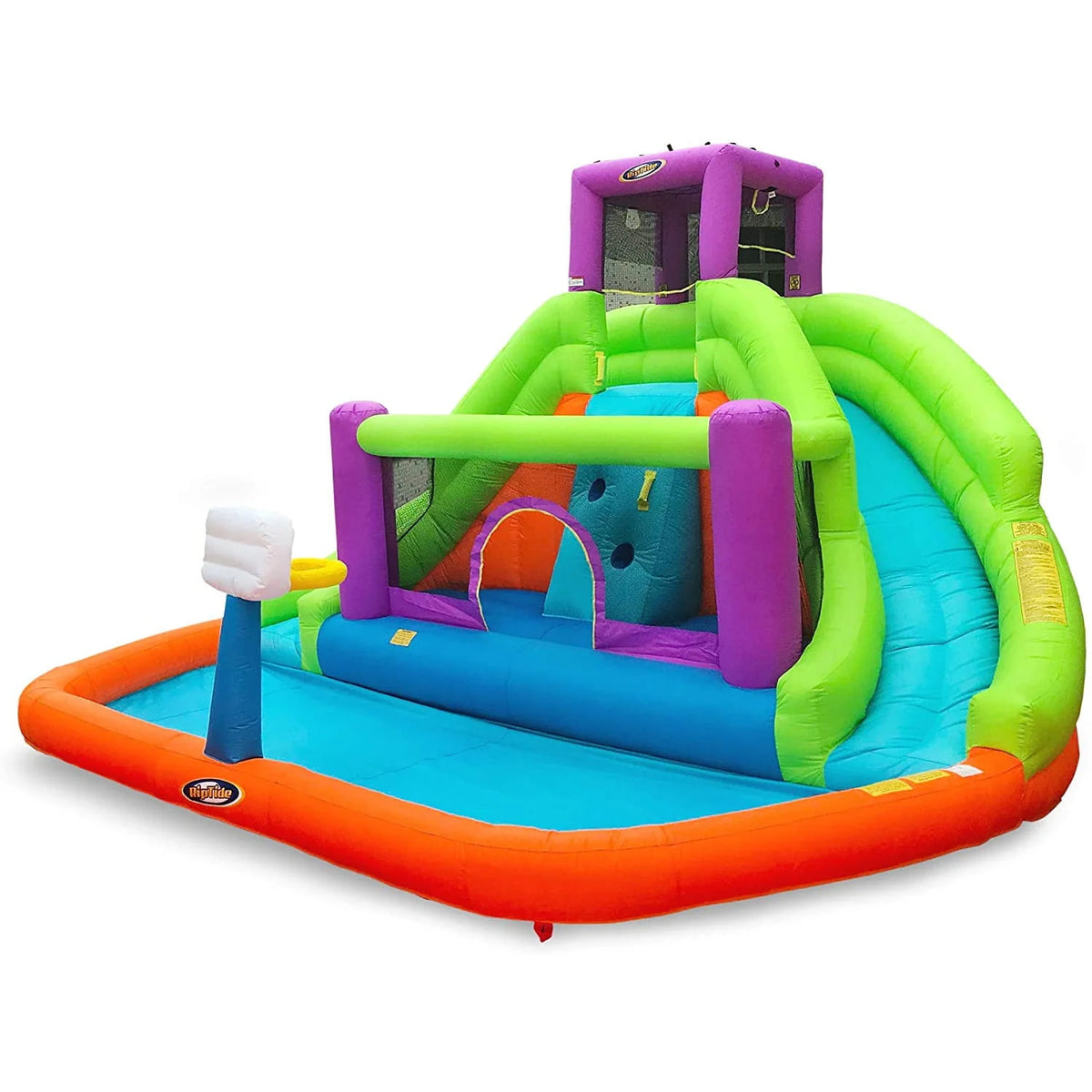 Double Hurricane Water Slide & Chaise Lounger R26821