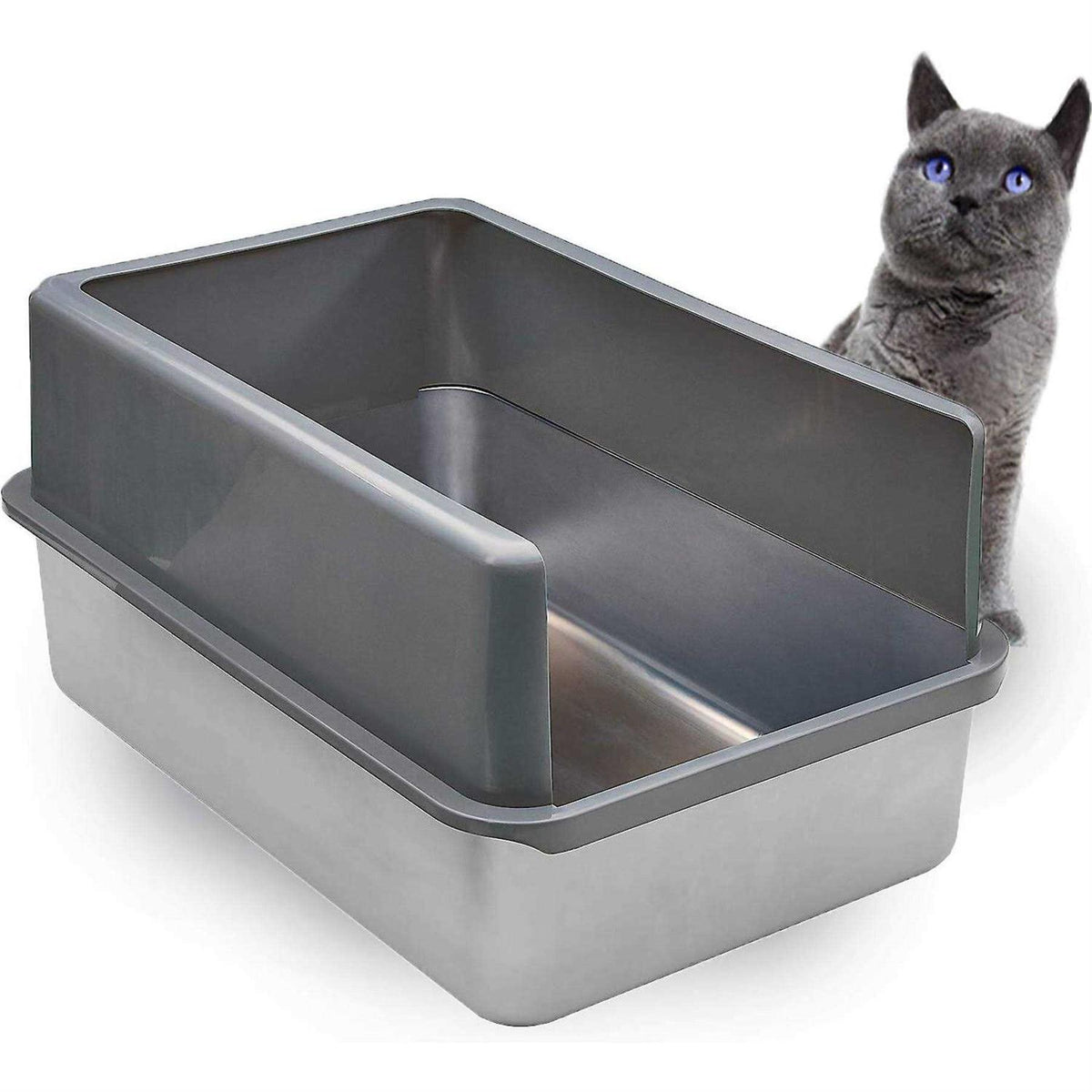 Stainless Steel XL Litter Box A5352