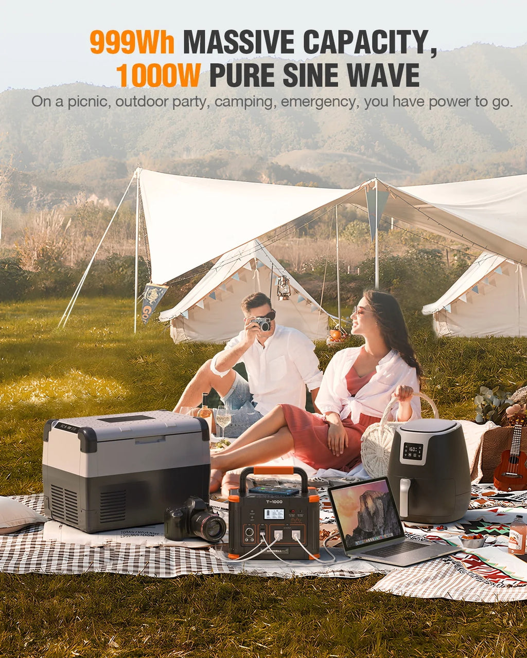 1000W 999Wh Portable Power Station Q9751