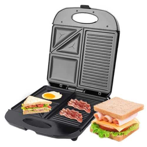 1400W Non-Stick Electric Grill Waffle Maker C61032