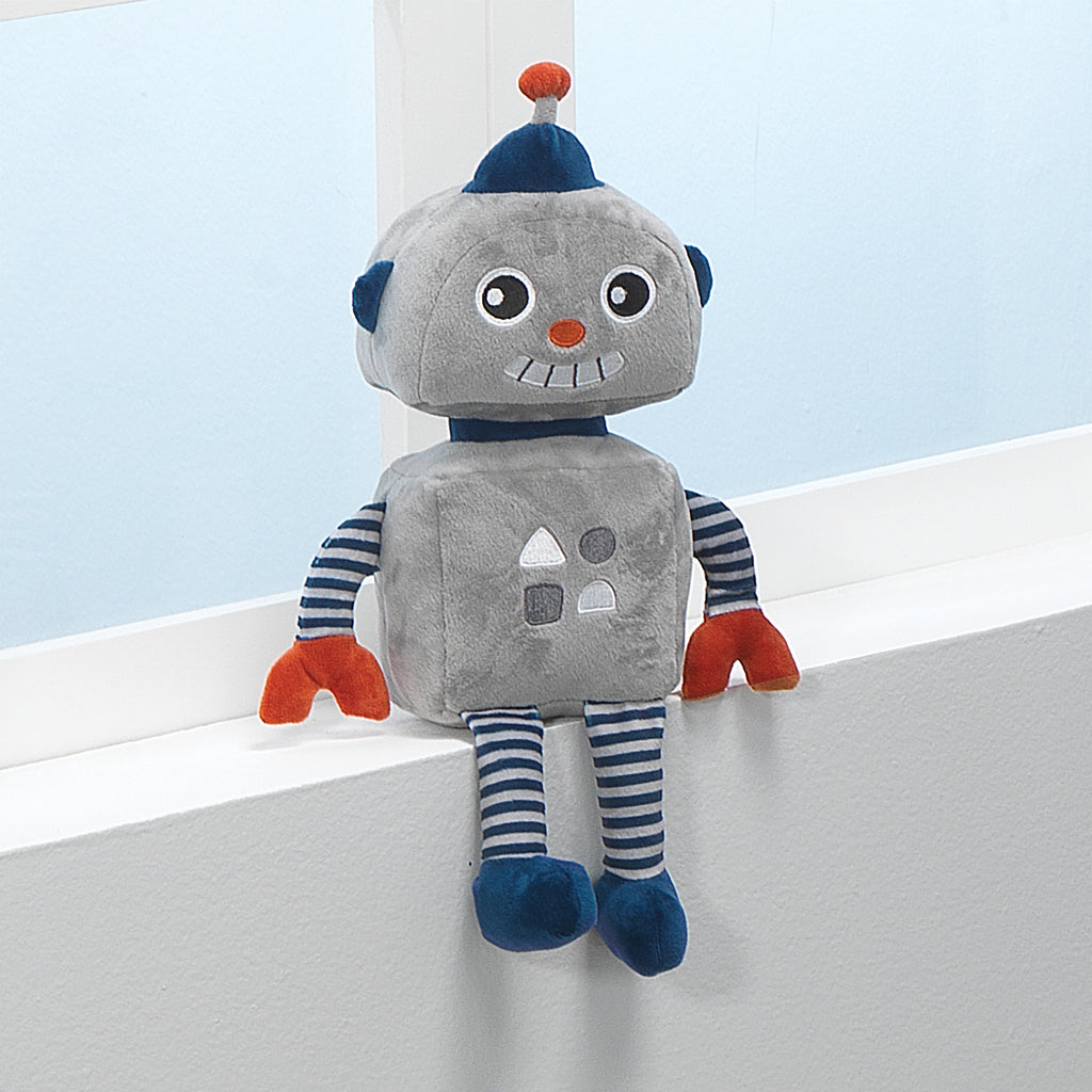 Gray/Blue Plush Stuffed Animal Toy C20193