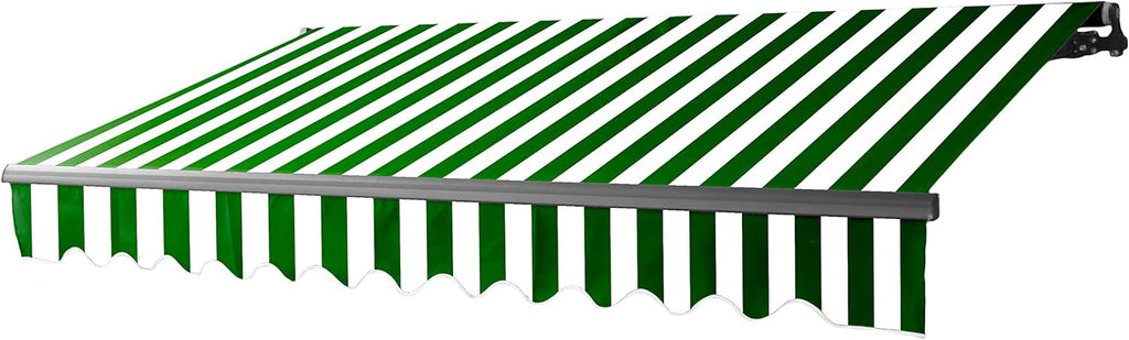 Black Retractable Patio Awning 10 x 8 Feet D4548