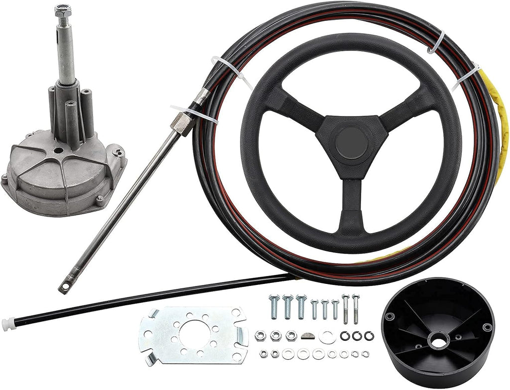 13' Boat Steering Cable with 13 Wheel I8716