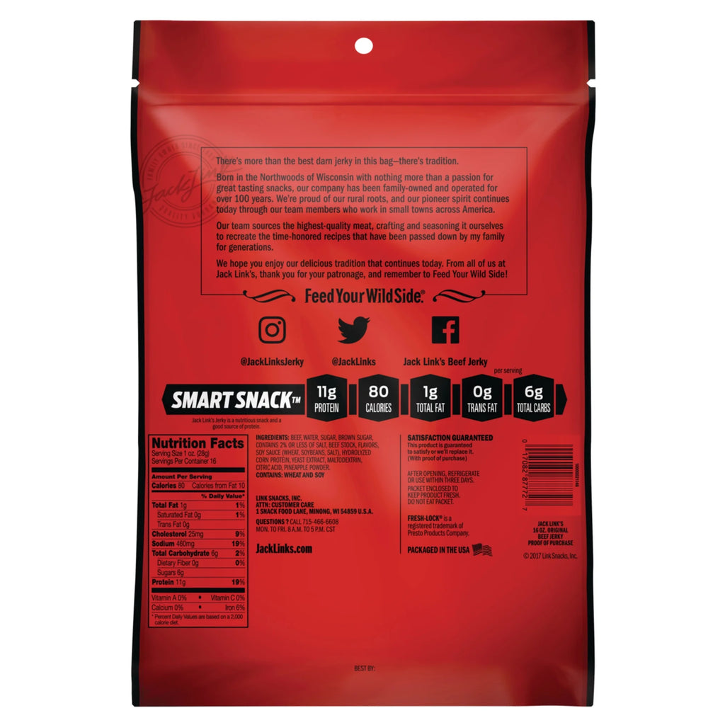 Original Beef Jerky, 16oz T370