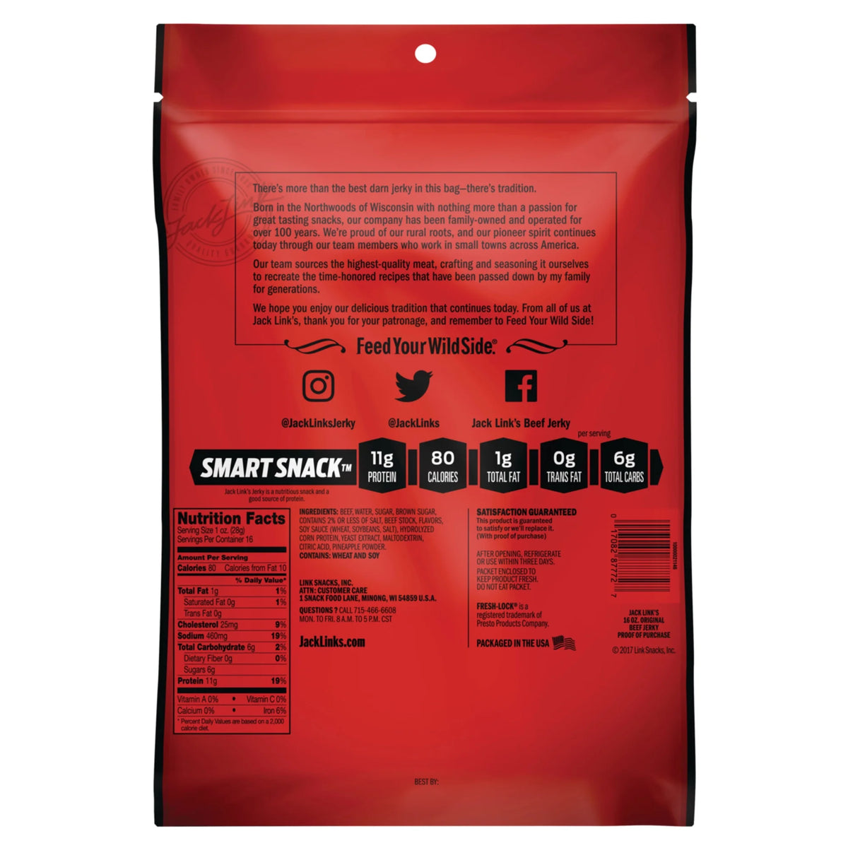 Original Beef Jerky, 16oz T370