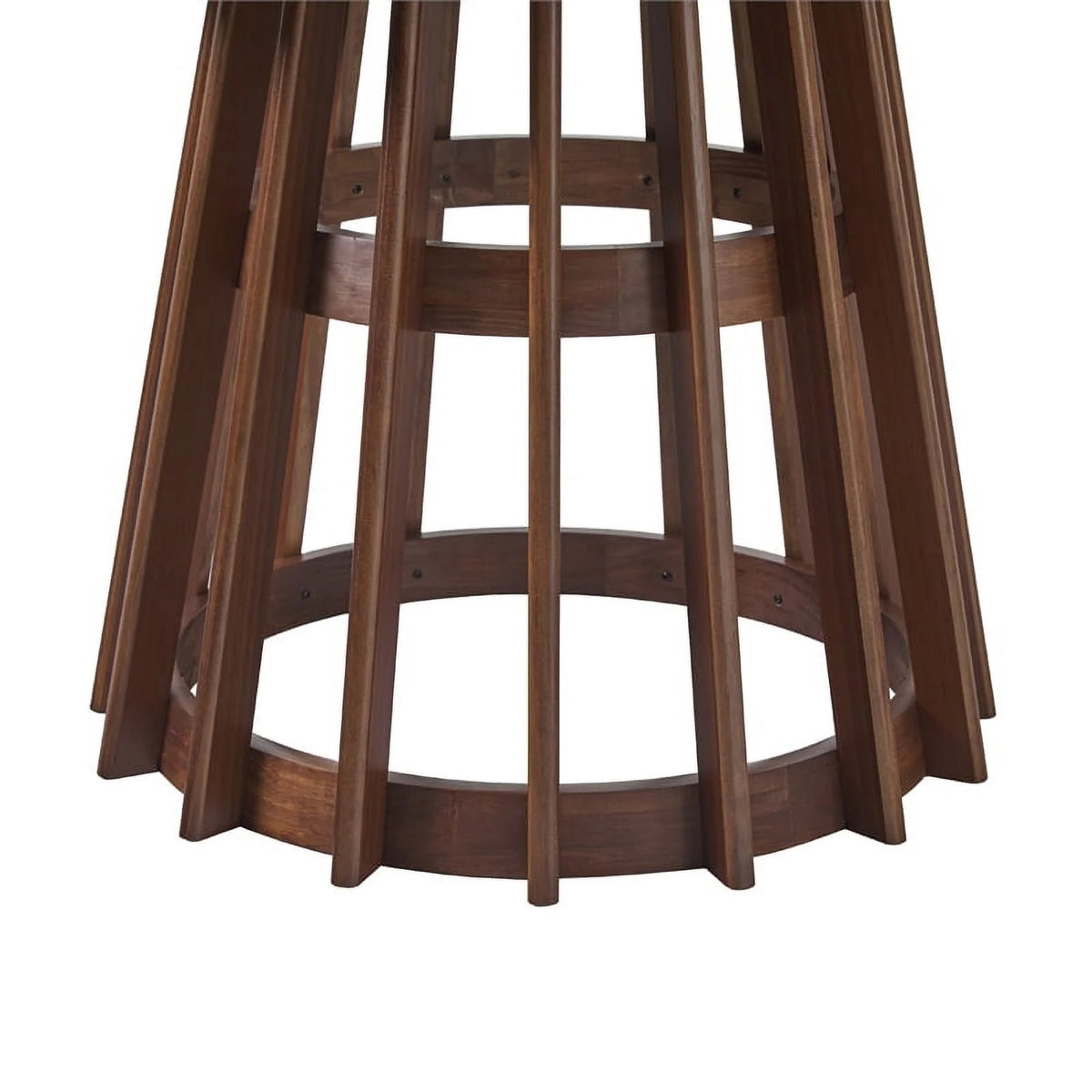 48" Mid-Century Round Wood Pedestal Dining Table R85770