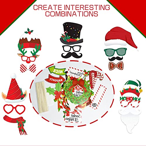 Christmas Photo Booth Props Set of 32 X683