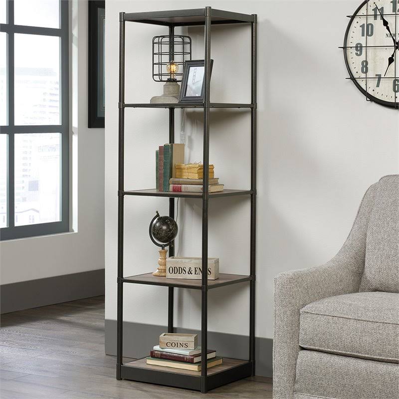 4 Shelf Bookcase in Salt Oak L44044